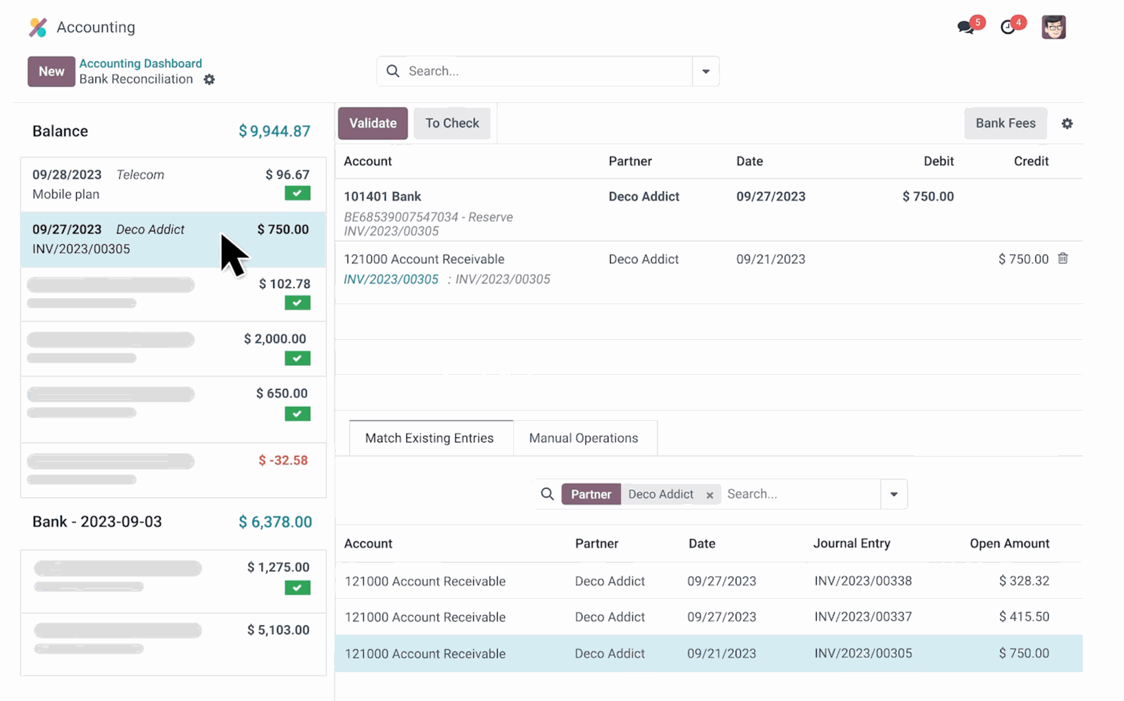 Smart Bank Reconciliation