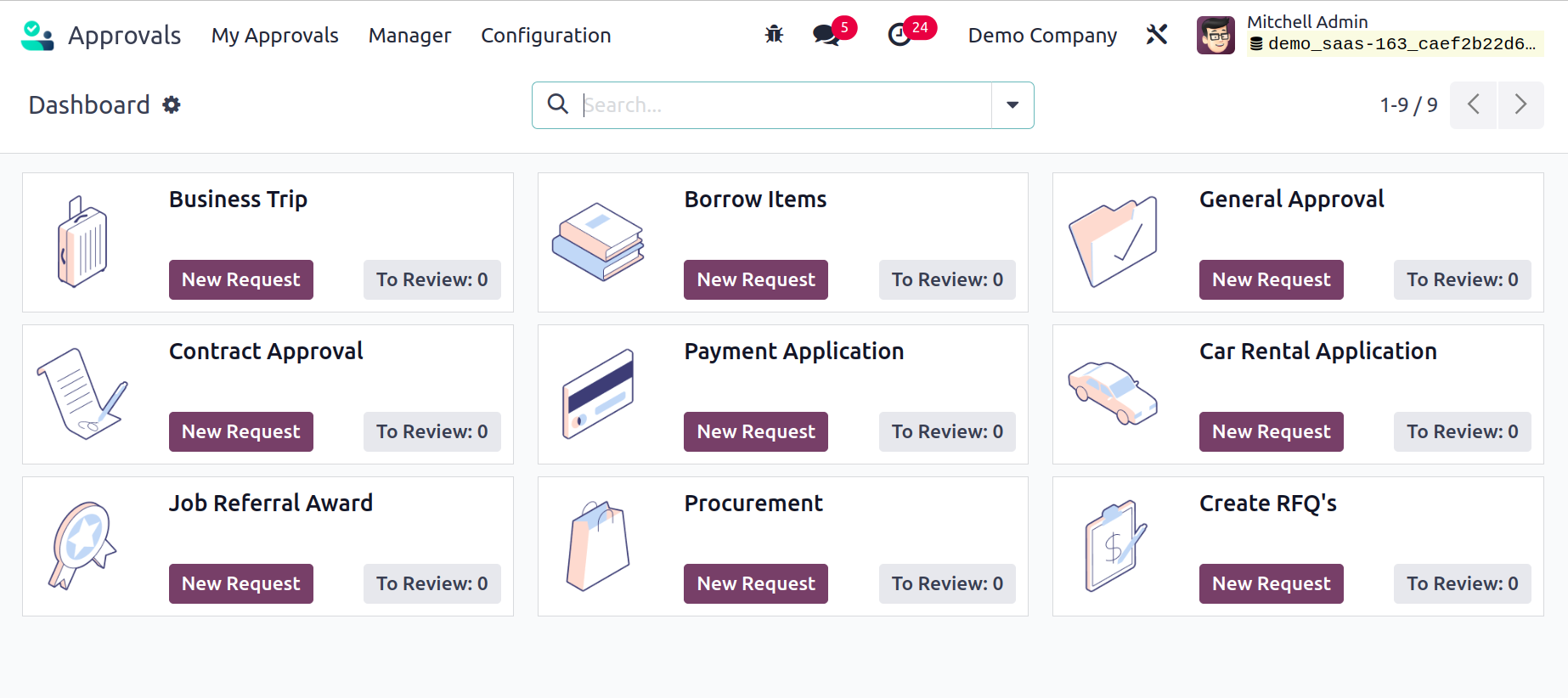 Custom Approval Types & Form Builder