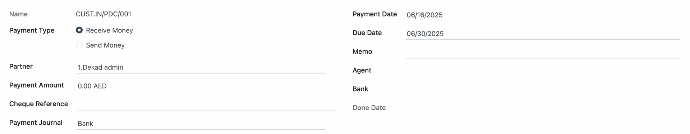 Detailed Cheque Information