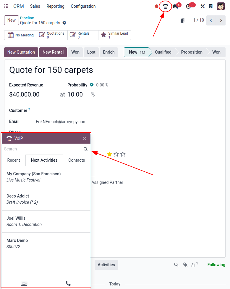 Mobile CRM Access