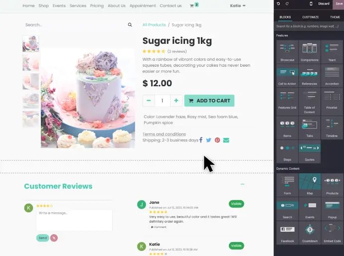 Customizable Product Pages