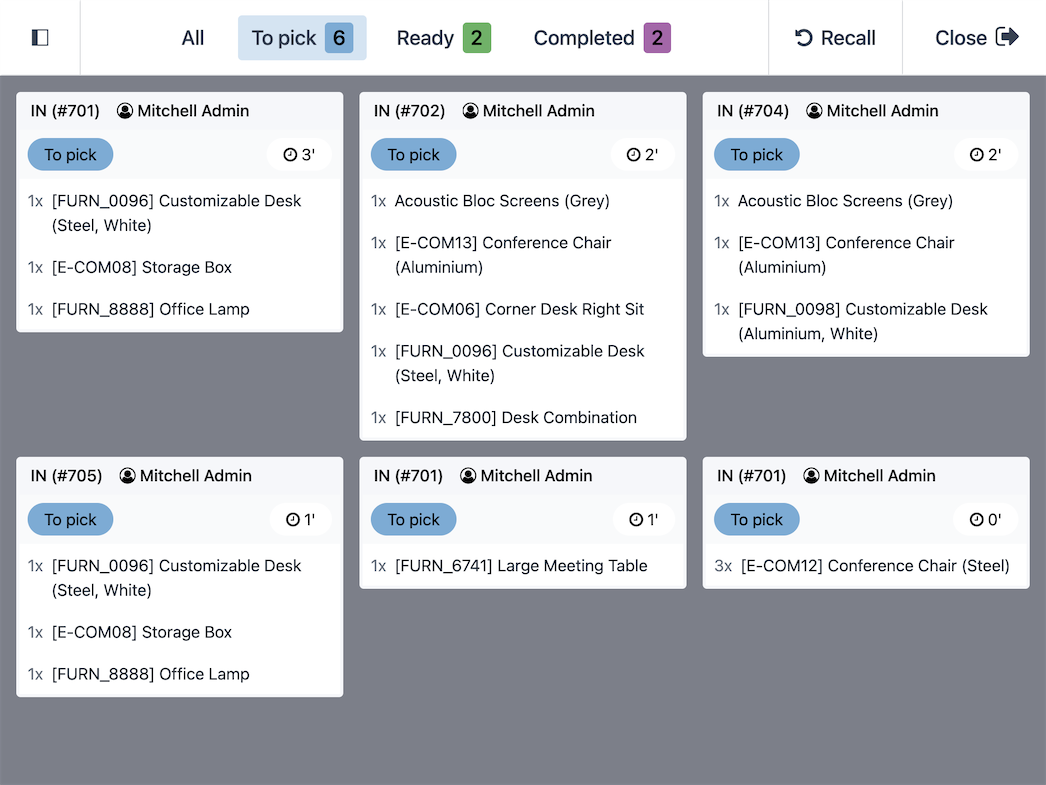 Efficient Order Management