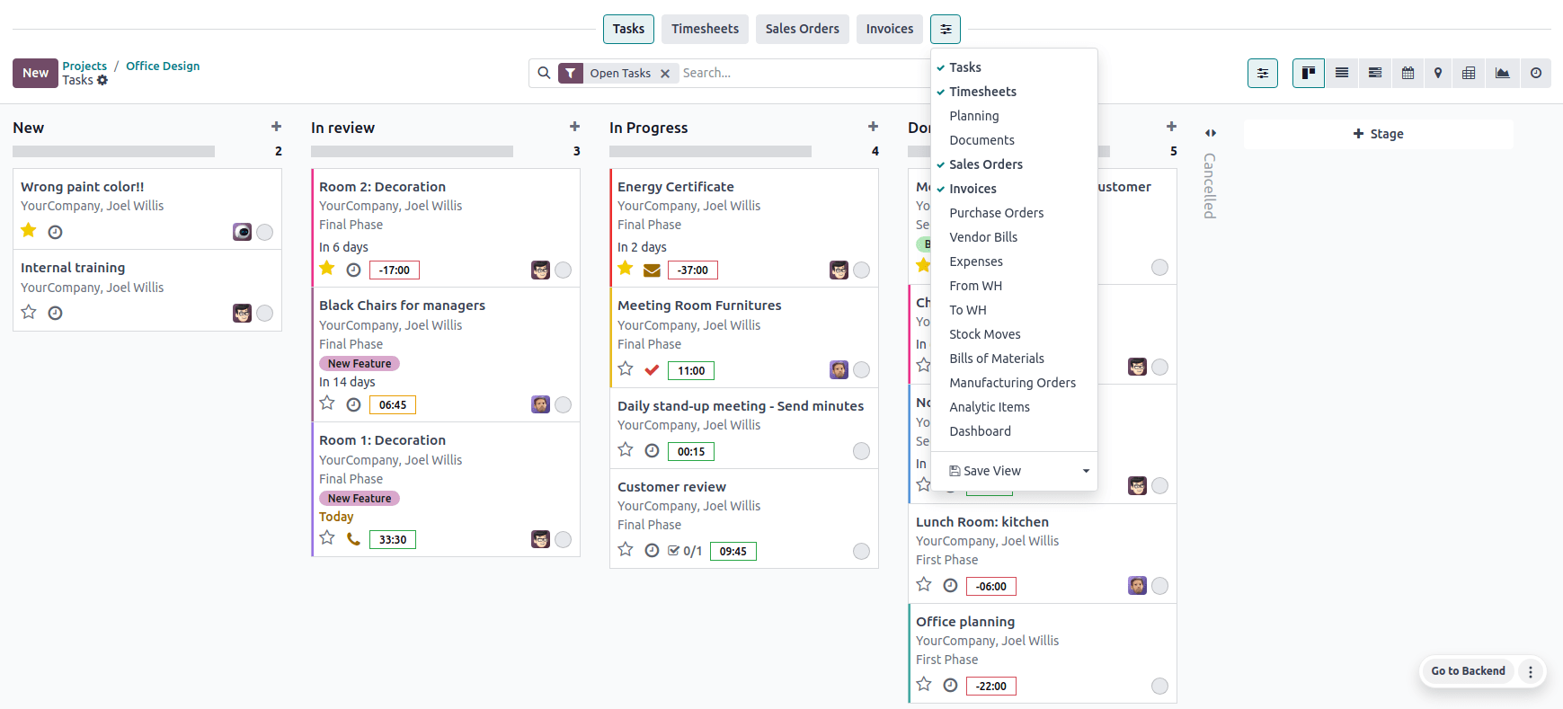 Integration with Sales & Invoicing