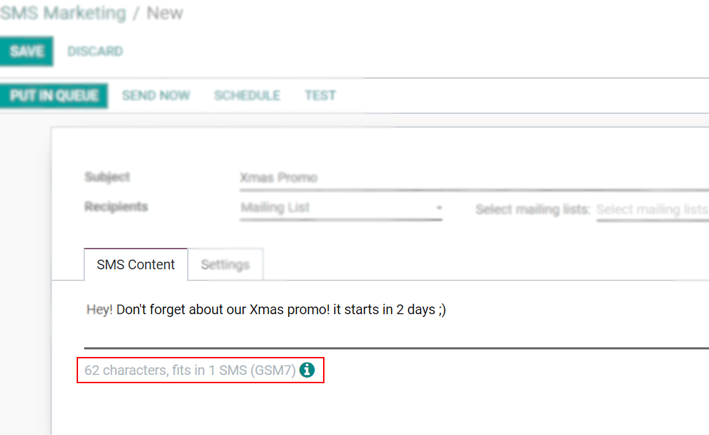 Credits & SMS Types