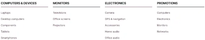 Menu & Navigation Control