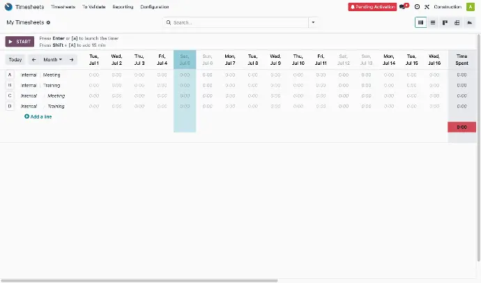 Timesheets & Attendance