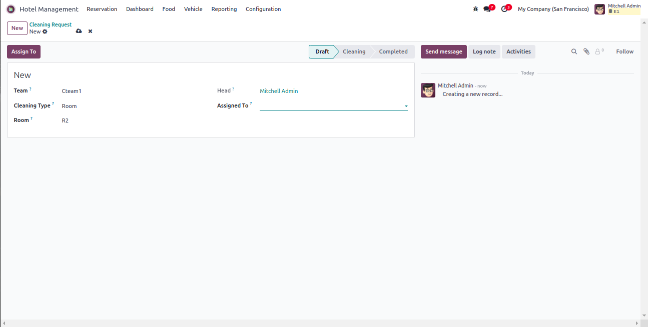 Manage cleaning schedules