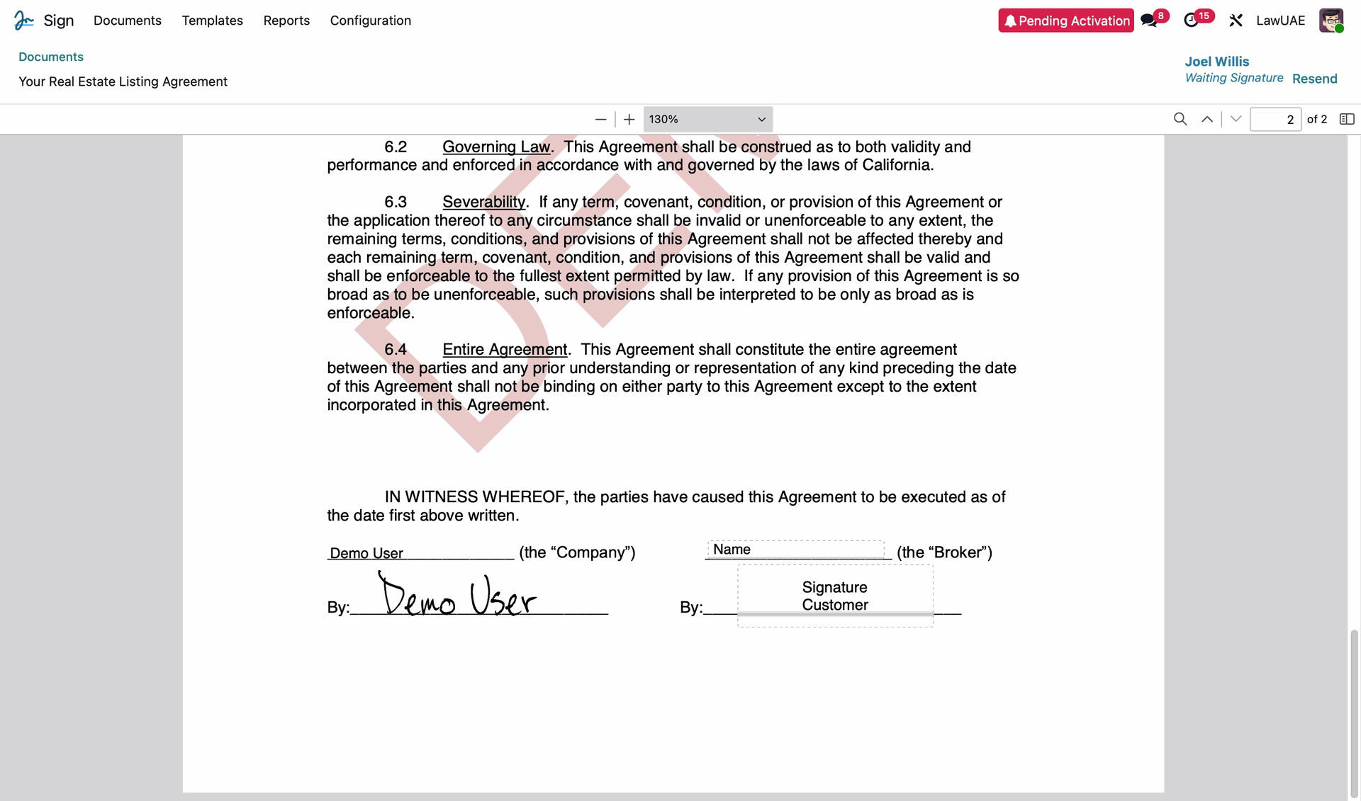 Secure eSigning