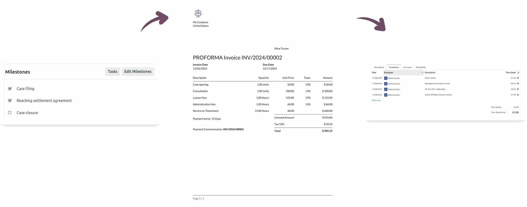 Timesheets & Billing