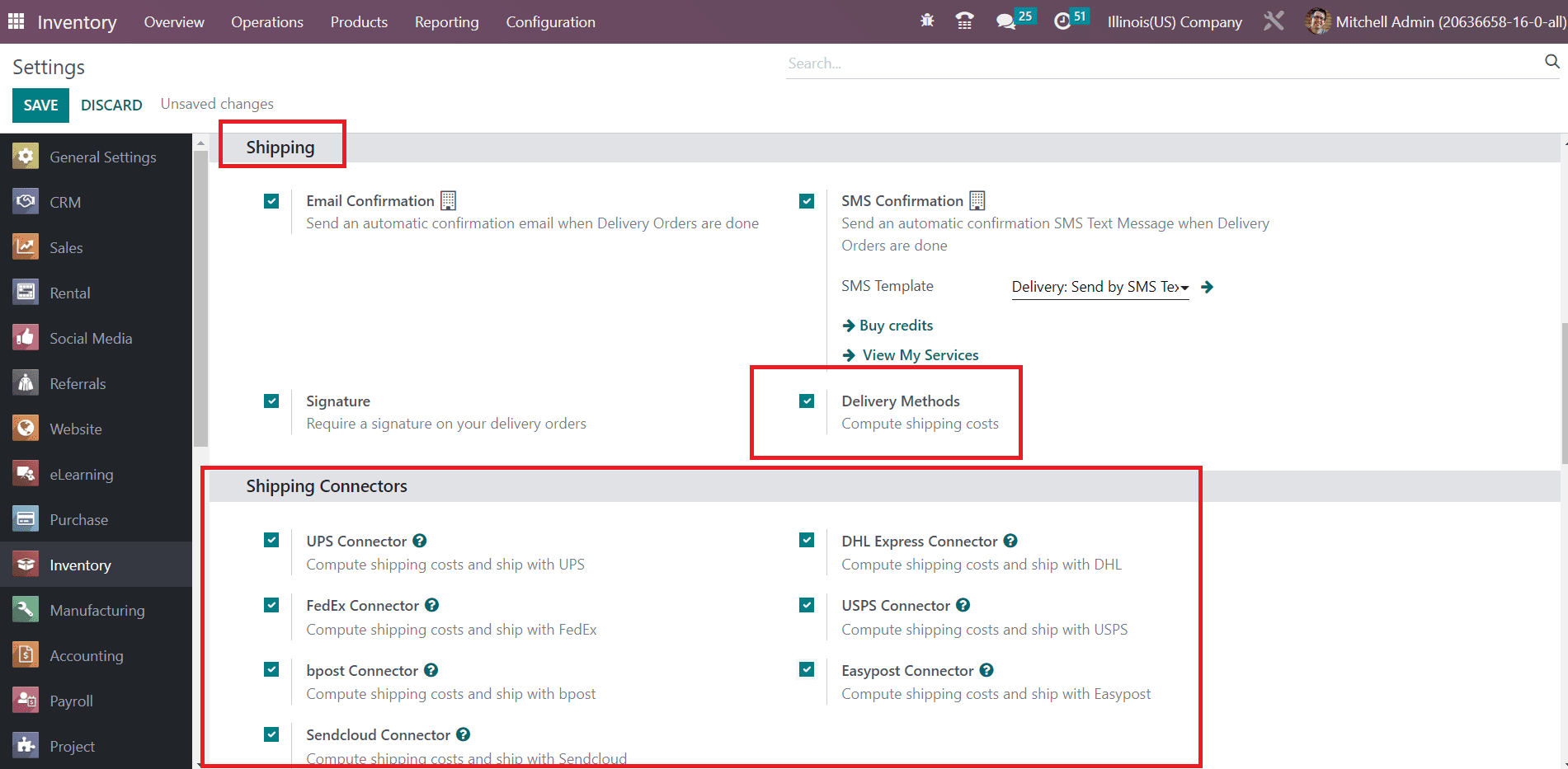 Shipping Integration